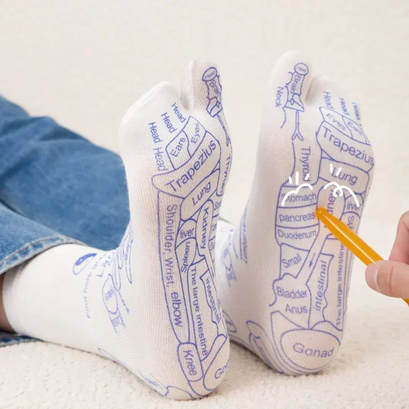 Sock Garter Men - 理学療法フットケアマッサージ疲れた足を和らげる靴下指圧フットマッサージャーリフレクソロジーソックス足ツボマッサージツール