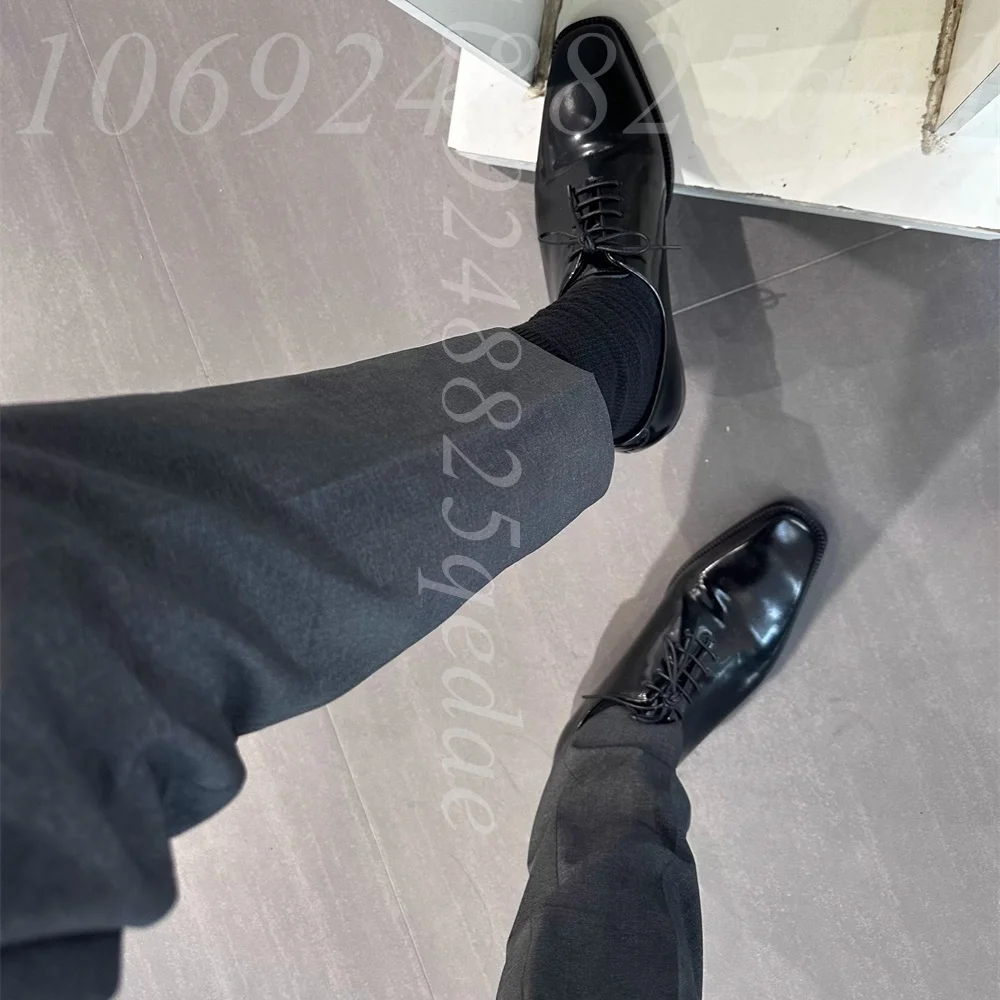 メンズ高級ブラウンレザーオックスフォードドレスシューズ、レー - Formal Men Daily Wear Footwear のレビューと価格