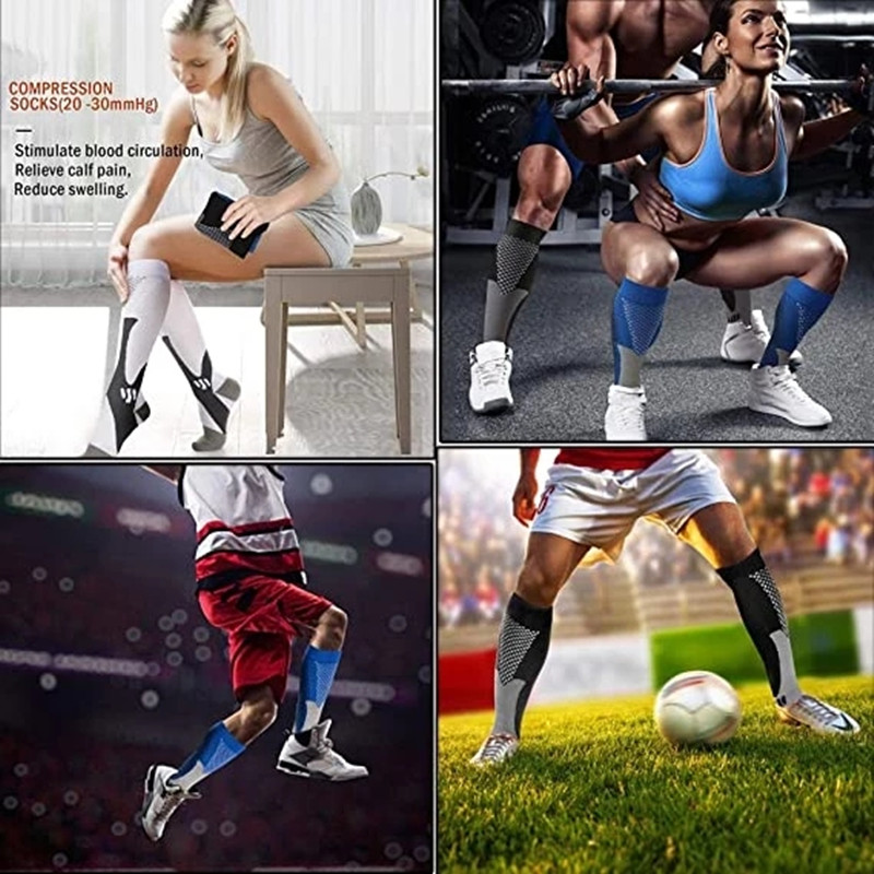 ランニング男性女性圧縮靴下サッカー抗疲労鎮痛 20-30 M - Sock Garter Men のレビューと価格