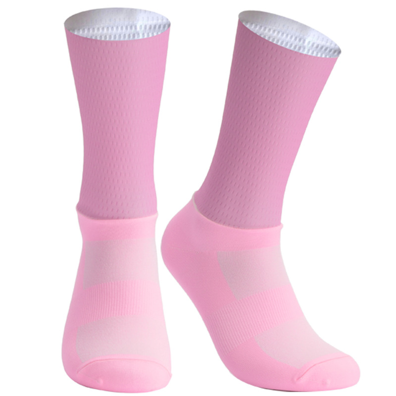 新しいプロチームエアロソックス滑り止めシリコンサイクリングソ - Sock Garter Men のレビューと価格