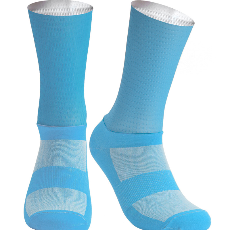 新しいプロチームエアロソックス滑り止めシリコンサイクリングソ - Sock Garter Men のレビューと価格