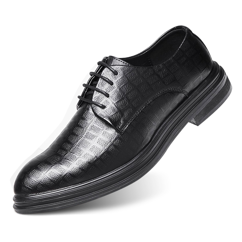 メンズ特大サイズダービーシューズ、フォーマルビジネス用レース - Formal Men Daily Wear Footwear のレビューと価格