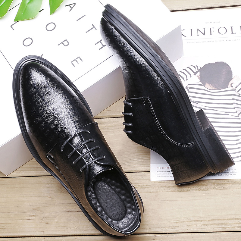 メンズ特大サイズダービーシューズ、フォーマルビジネス用レース - Formal Men Daily Wear Footwear のレビューと価格