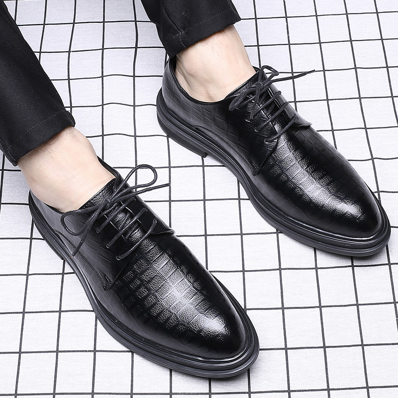 メンズ特大サイズダービーシューズ、フォーマルビジネス用レース - Formal Men Daily Wear Footwear のレビューと価格