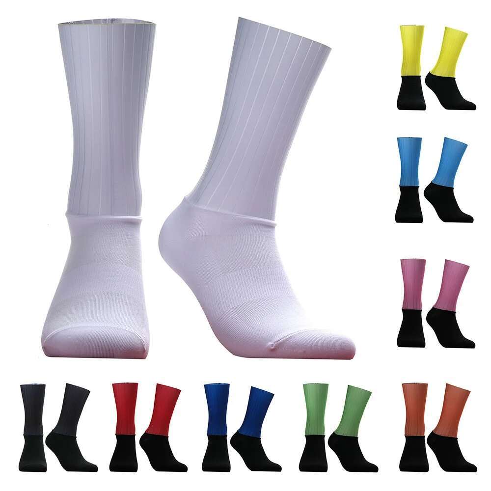 2026年型、シームレスなサイクリングソックス。滑り止め加工 - Sock Garter Men のレビューと価格